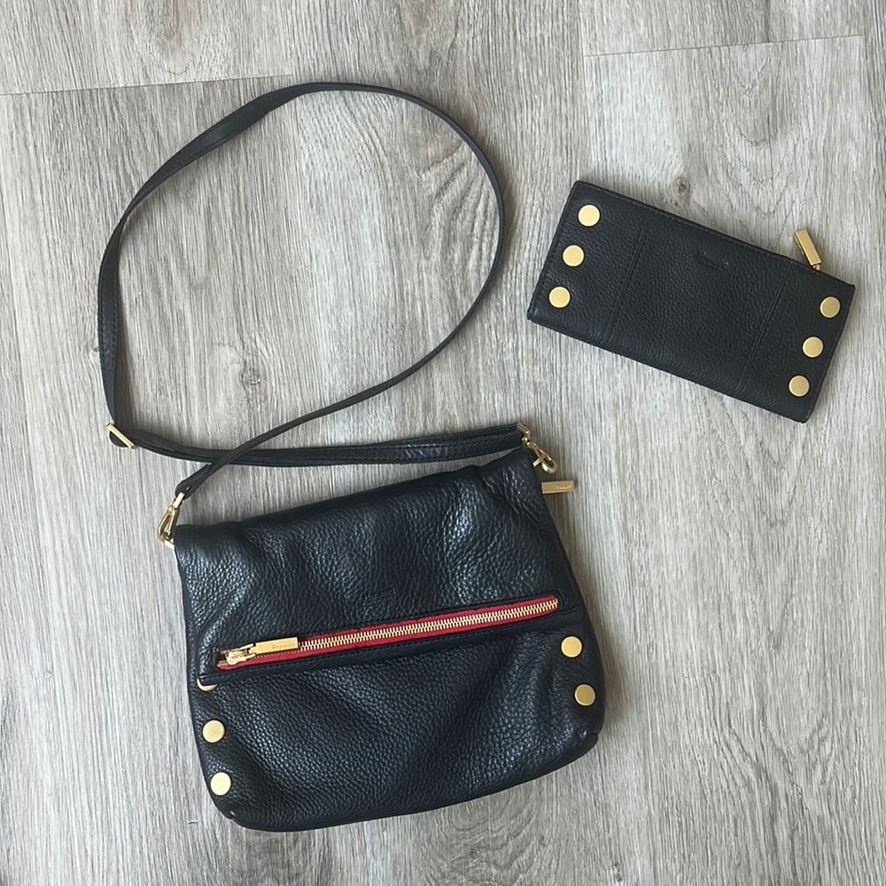 Real Leather Designer Crossbody Hammitt Bag & WALLET